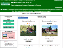 Tablet Screenshot of cazare.intorsura.ro